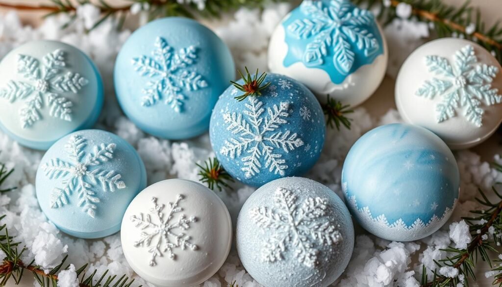 Decorative Winter Bath Bombs