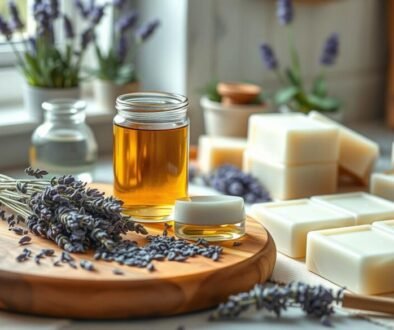 diy Lavender soap-making